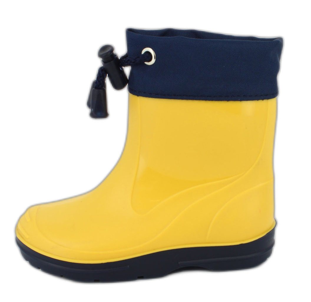 Beck Kleinkinder Regenstiefel Basic Gummistiefel (für Mädchen und Jungs, in vielen Farben und Größen erhältlich) wasserdicht, Schmale Passform, Kurzschaft für sicheres Gehen