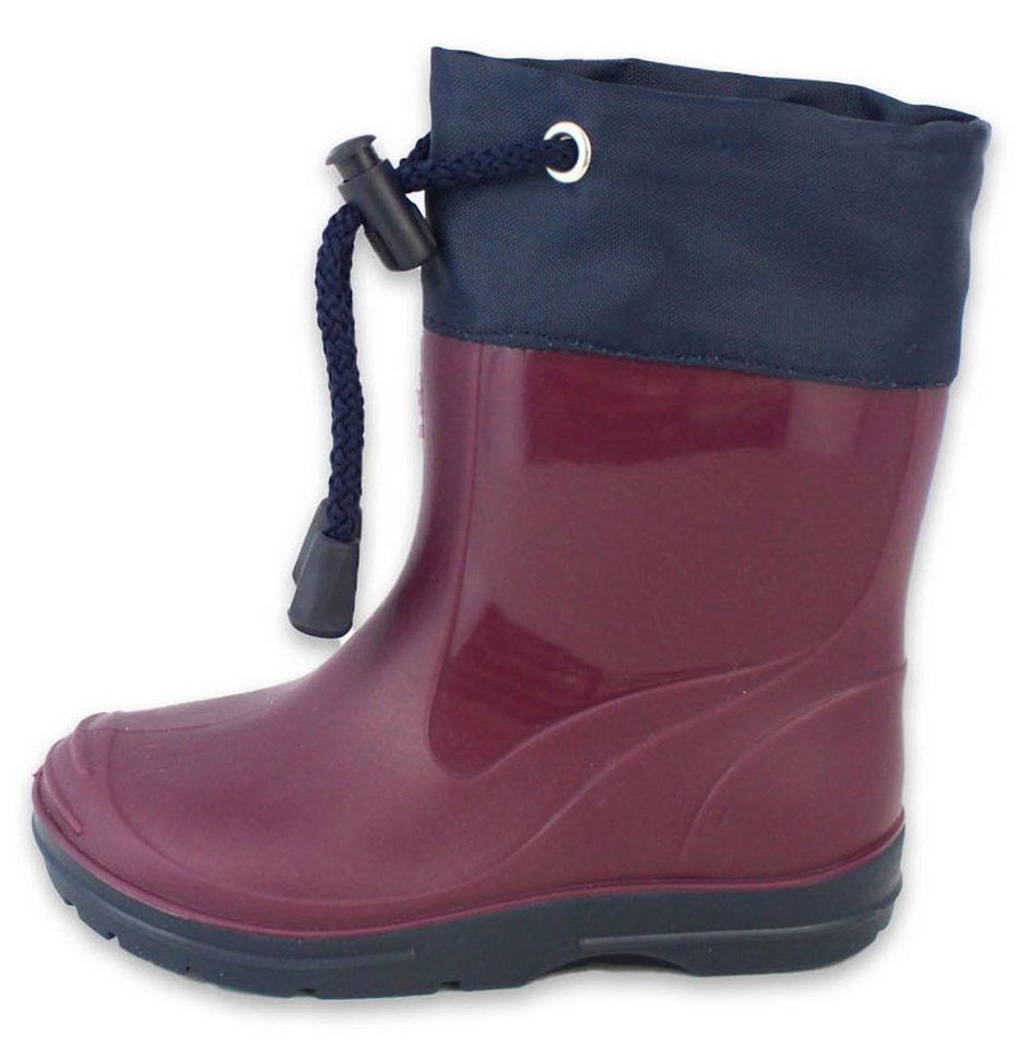 Beck Kleinkinder Regenstiefel Basic mit Warmfutter Gummistiefel (für Jungen und Mädchen, für warme Füße bei Nässe und Kälte) wasserdicht, mit Kurzschaft-> ideal für kleinere Kinder