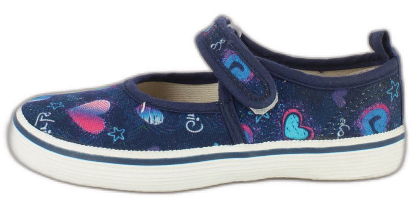 Beck Leichter Leinenschuh Girls Hausschuh (hübsche, leichte Sommerschuhe) Obermaterial + Futter 100% Baumwolle