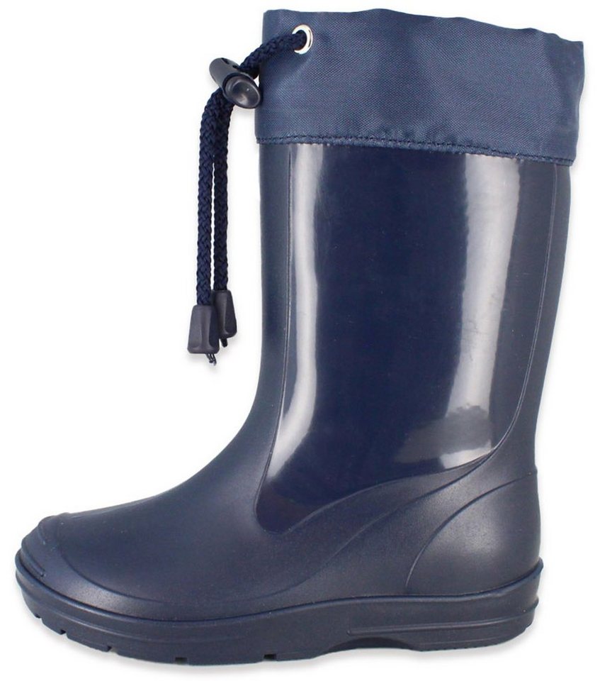 Beck Regenstiefel Allrounder Gummistiefel (für Jungen und Mädchen, schmale Passform, in vielen Farben und Größen erhältlich) wasserdicht, mit herausnehmbarer Innensohle (blau)