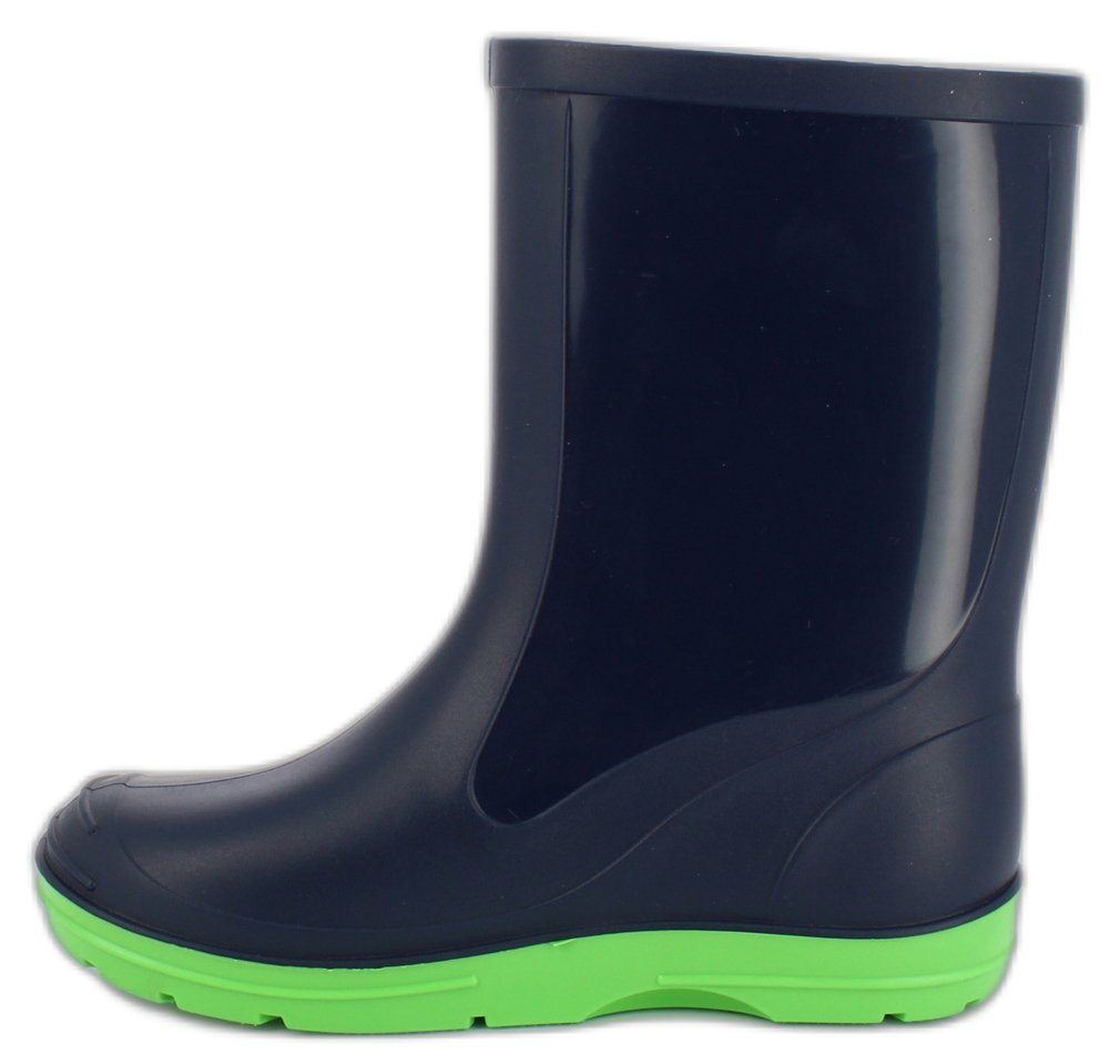 Beck Regenstiefel Basic Gummistiefel (für Mädchen und Jungen, in vielen Farben und Größen verfügbar) schmaler Schlupf-Stiefel, herausnehmbare Innensohle