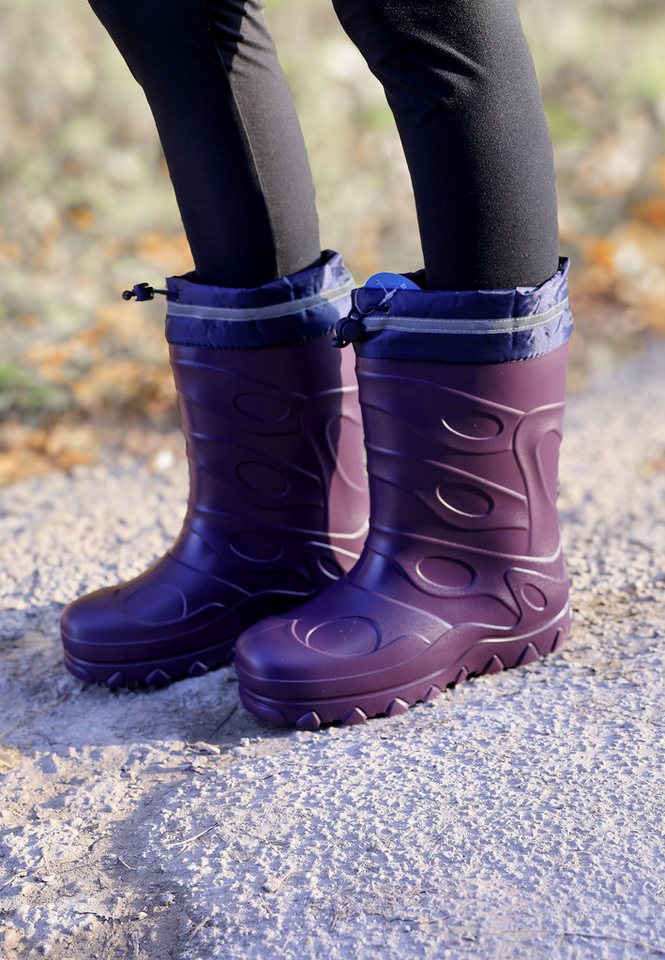 Beck Regenstiefel Basic  mit Warmfutter -  super leicht Gummistiefel