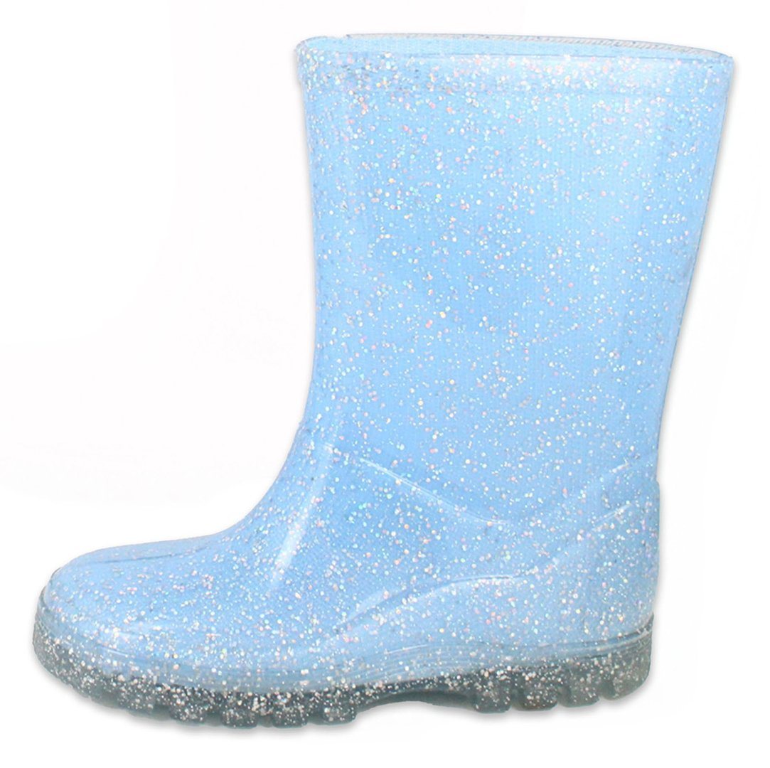 Beck Regenstiefel Glitzer Gummistiefel (für trockene Füße und gute Laune) wasserdicht, schmale Passform
