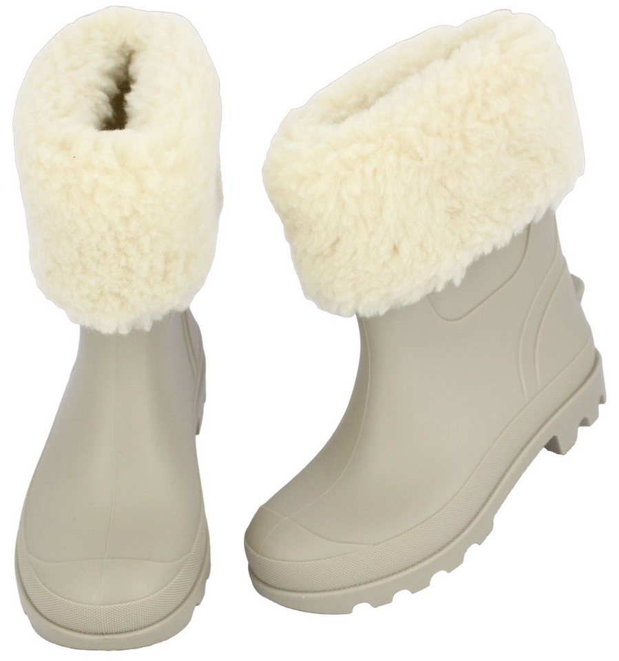 Beck Regenstiefel mit leichtem Warmfutter Big Fellow Plüsch Gummistiefel