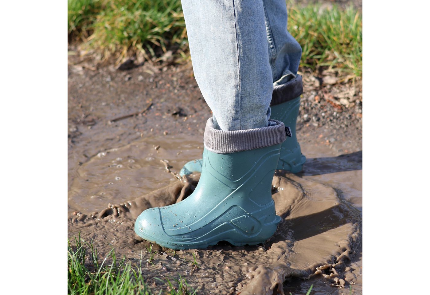 Beck Regenstiefel Ultraleicht  mit herausnehmbarem Warmfutter Gummistiefel (für warme Füße bei Nässe und Kälte, Isolierend bis -30 Grad) robust, wasserdicht, extrem leicht