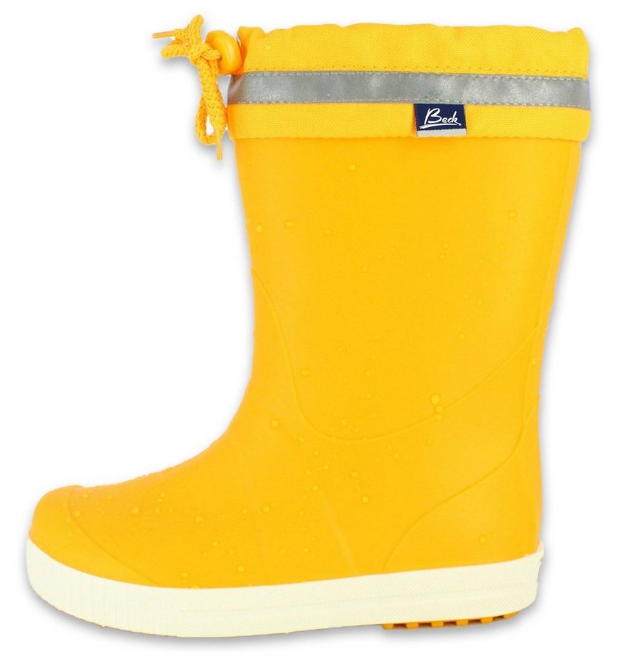 Beck Regenstiefel Wellies Gummistiefel (für Mädchen und Jungs, in vielen Farben und Größen erhältlich) wasserdicht, robustes Material, geformte Einlegesohle