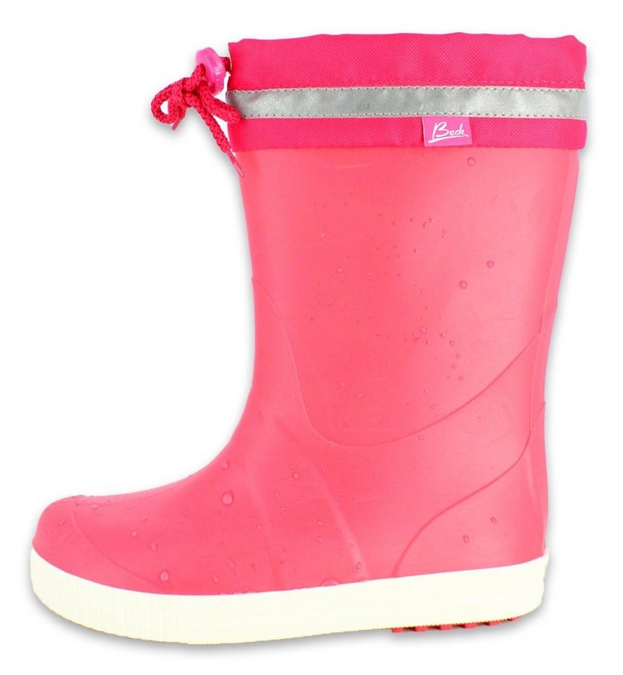 Beck Regenstiefel Wellies Gummistiefel (für Mädchen und Jungs, in vielen Farben und Größen erhältlich) wasserdicht, robustes Material, geformte Einlegesohle