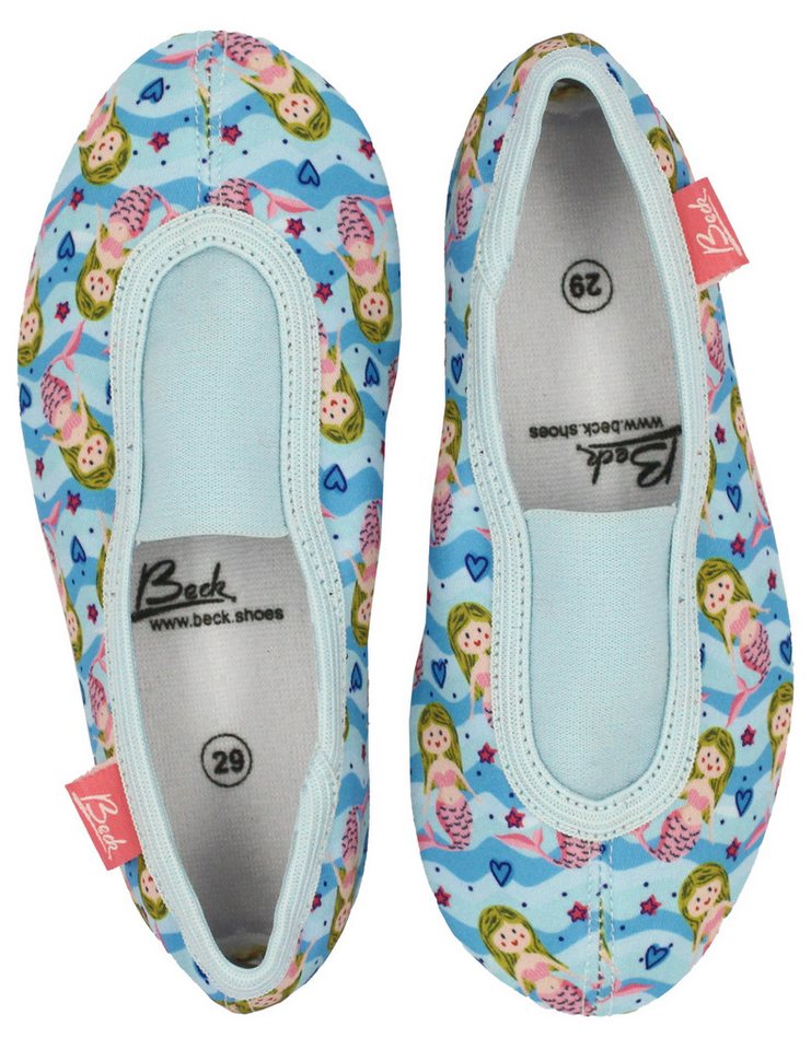 Beck Schläppchen Lyrielle mit Ristgummi Gymnastikschuh