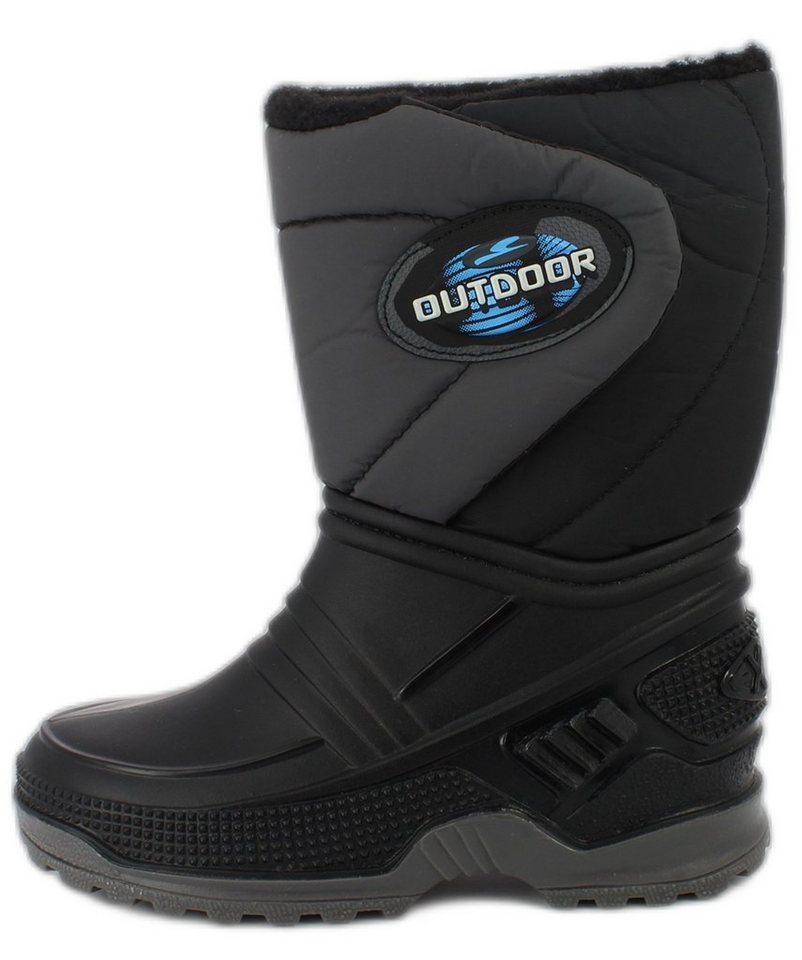 Beck Winterstiefel Outdoor Gummistiefel (für Jungen, Mädchen und Damen, flauschiges Futter für warme Füße bei Kälte und Schnee) Mit Klettverschluss