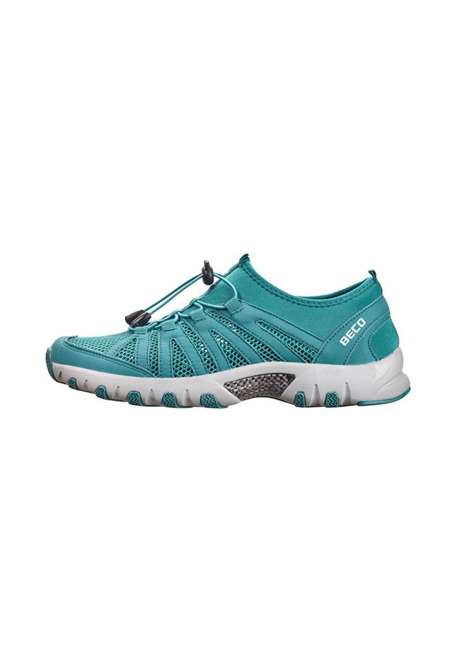 Beco Beermann BEactive Aqua Fitness Trainers Badeschuh mit Bungee-Schnürung und Wasserablauf