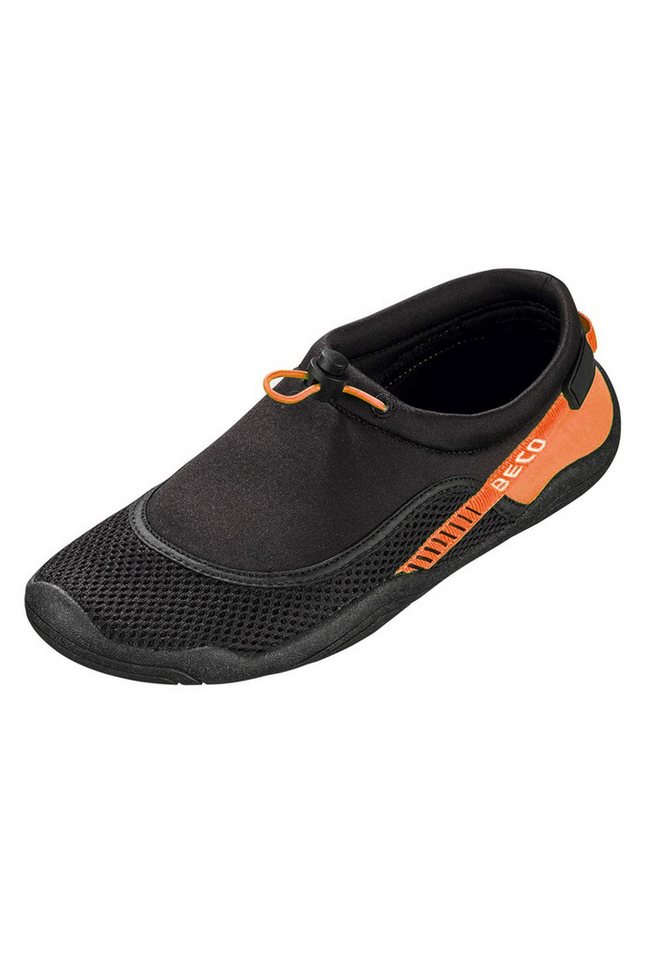 Beco Beermann MAUI BEACH Badeschuh mit zuverlässigem Grip (orange/schwarz)