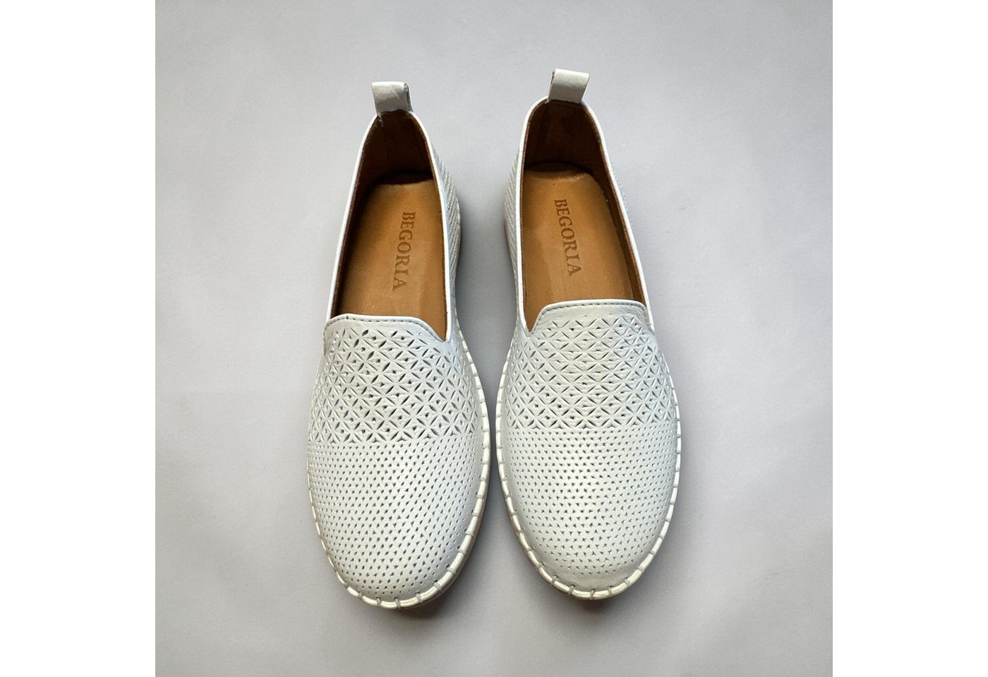 Begoria Breeze - Perforierte Komfort-Halbschuhe Loafer