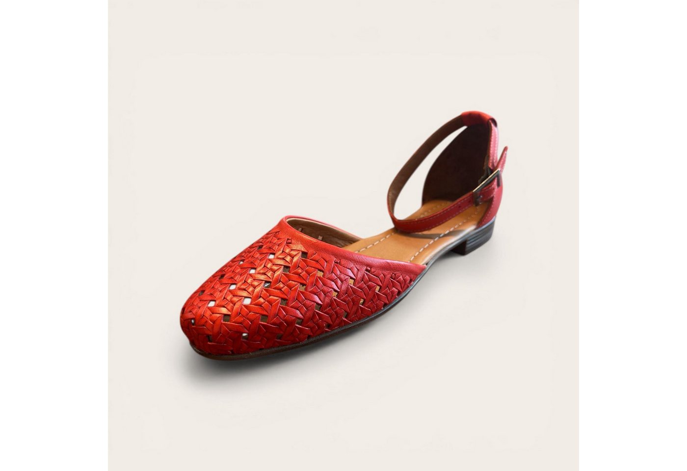 Begoria Classic - Premium Leder-Ballerinas Ballerina (rot)