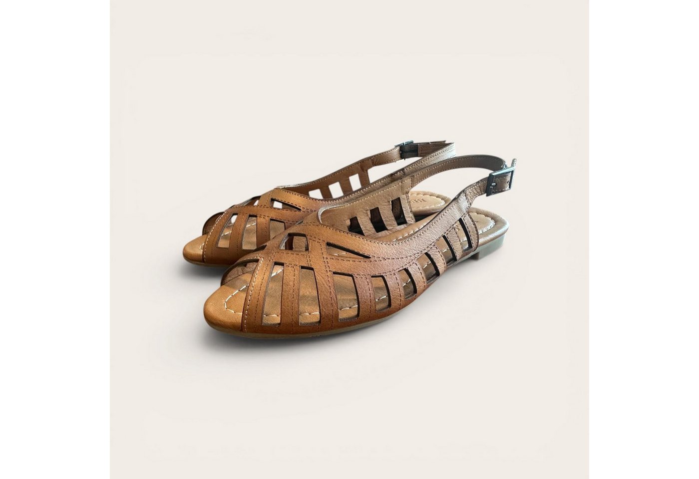 Begoria Marcella - Exclusive Slingback-Ledersandale Sandalette
