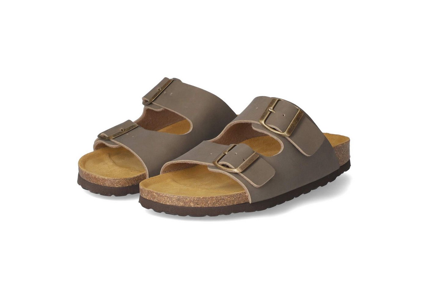 Beliana 0014/299/90/Velour 34 Damen Kunstleder taupe Pantolette