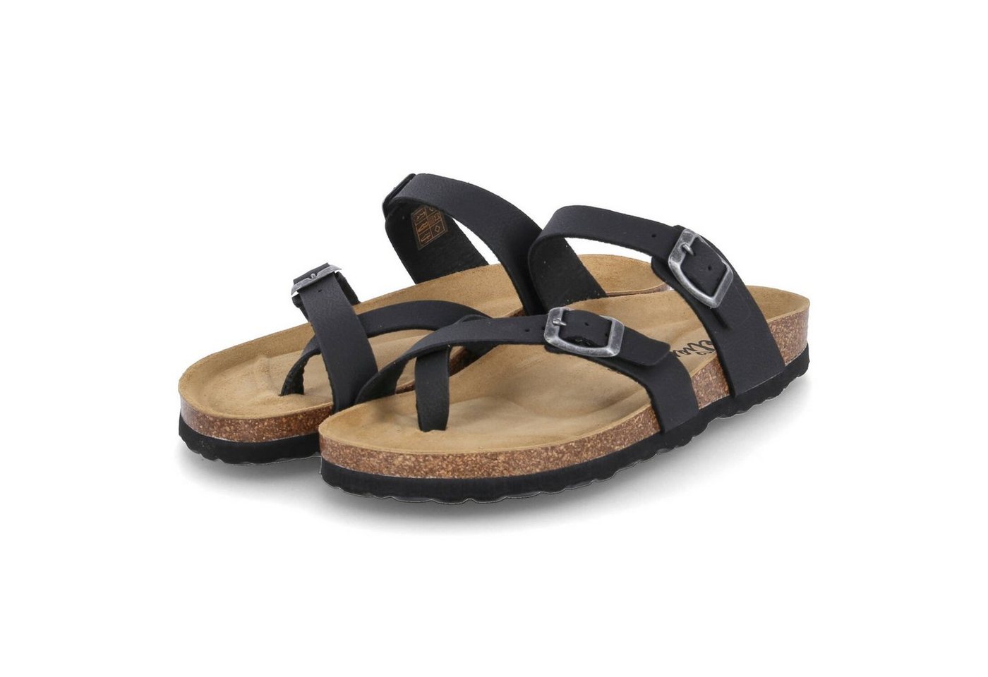 Beliana 0468/299/94 New York 1 Damen Kunstleder black Pantolette