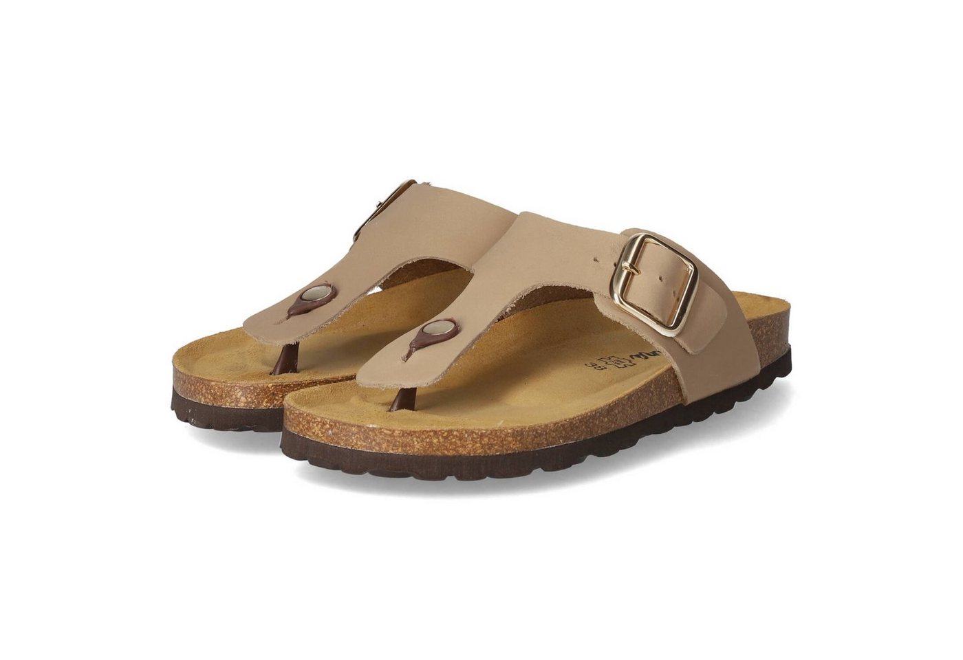 Beliana 1892/11268/89 964 Taupe 119 Damen Rauleder taupe Pantolette