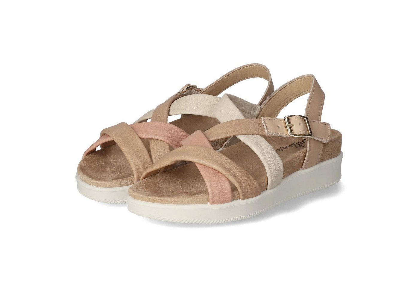 Beliana 75801002953008 Damen Leder und Synthetik taupe Sandalette