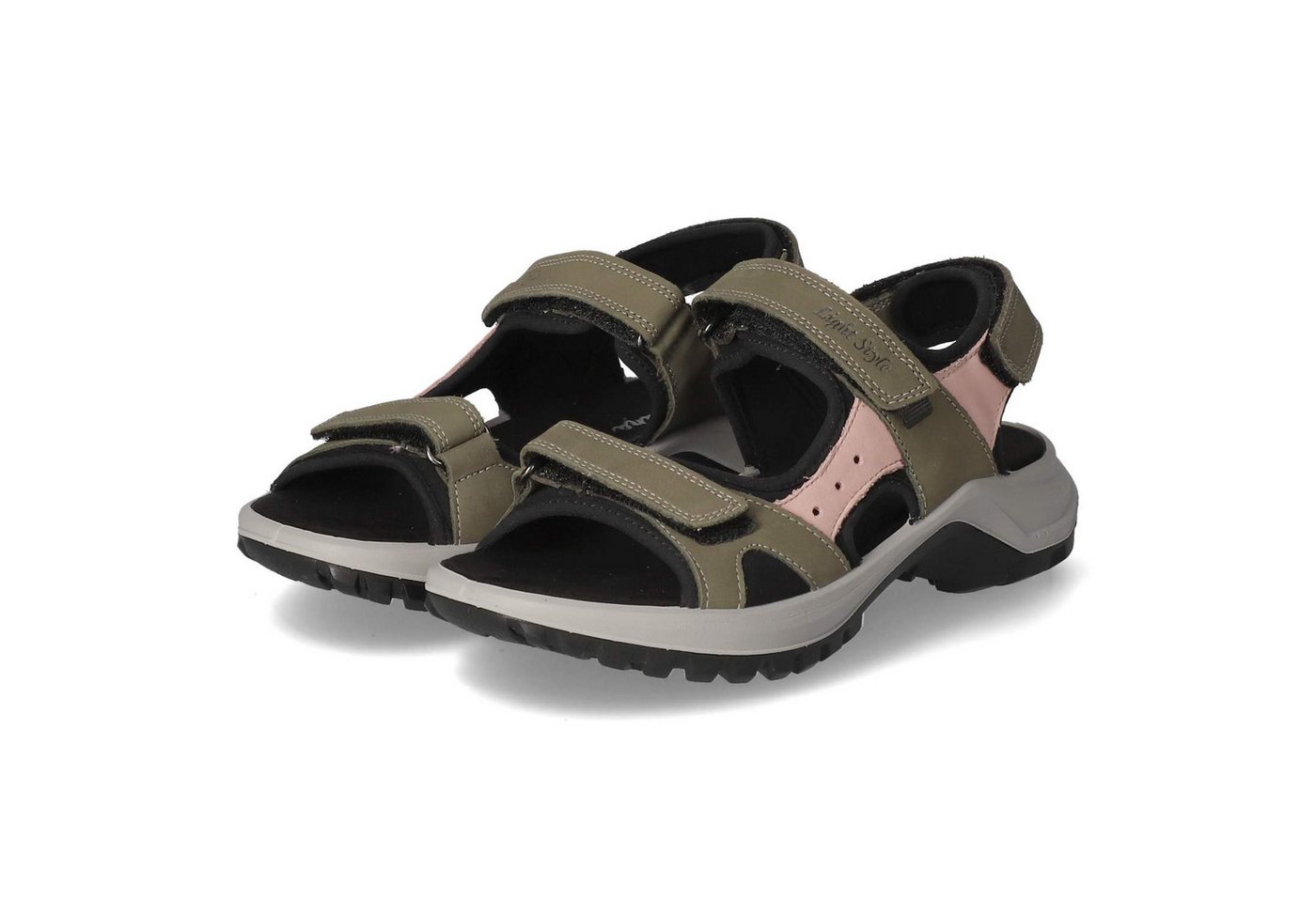Beliana 75891030423013 Damen Rauleder green Sandalette