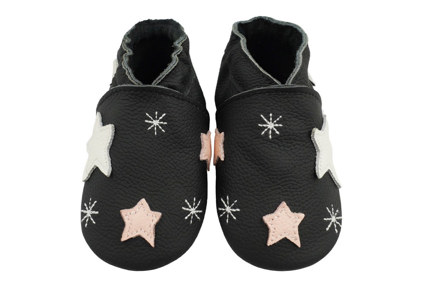 Bemesu Baby Leder Krabbelschuhe Lauflernschuhe Rutschfest Barfußschuh Rutschfest atmungsaktiv