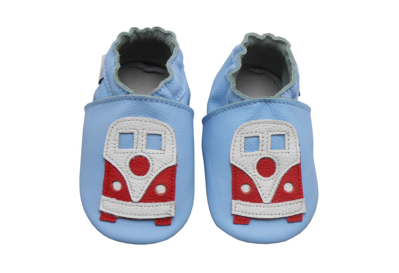 Bemesu Weiche Leder Krabbelschuhe Baby Lauflernschuh Lederpuschen Maus Barfußschuh Echtes Leder
