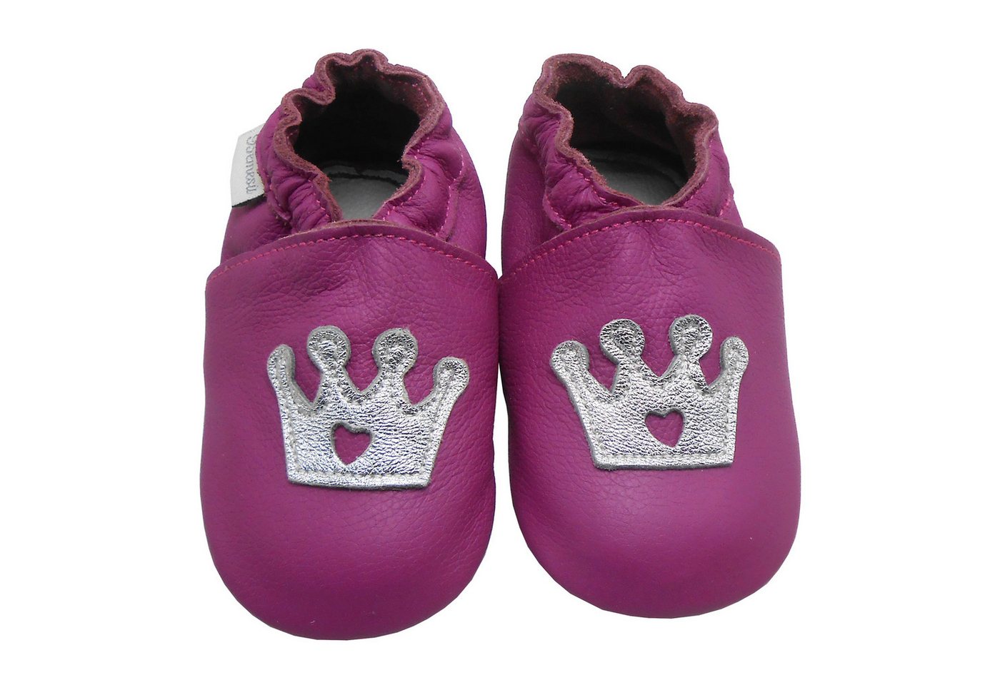 Bemesu Weiche Leder Krabbelschuhe Baby Lauflernschuh Lederpuschen Maus Barfußschuh Echtes Leder