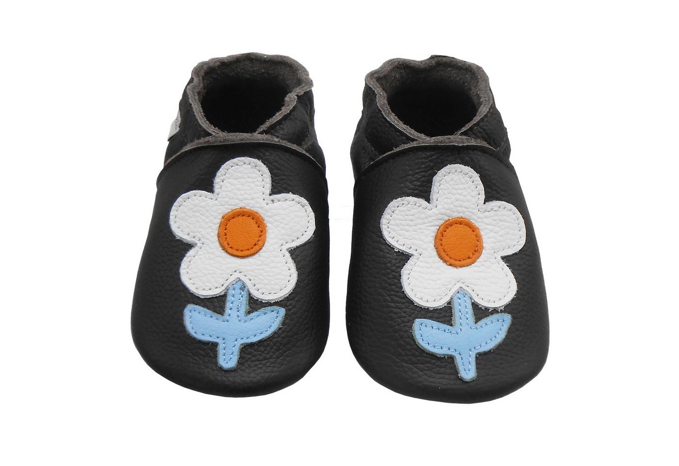 Bemesu Weiche Leder Krabbelschuhe Baby Lauflernschuh Lederpuschen Maus Barfußschuh Echtes Leder