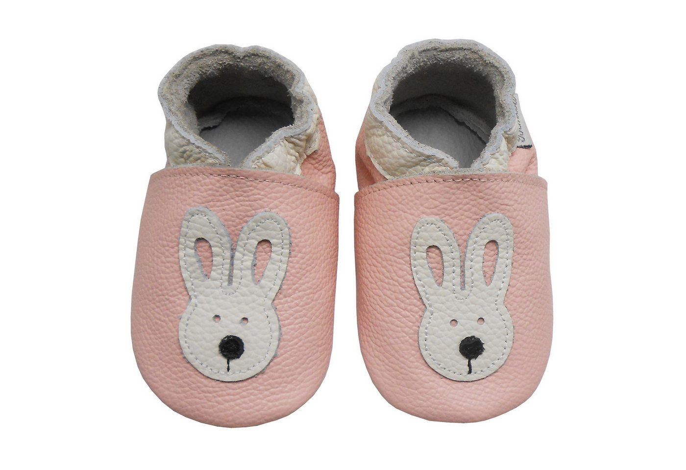 Bemesu Weiche Leder Krabbelschuhe Baby Lauflernschuhe Lederpuschen Barfußschuh Rutschfest atmungsaktiv