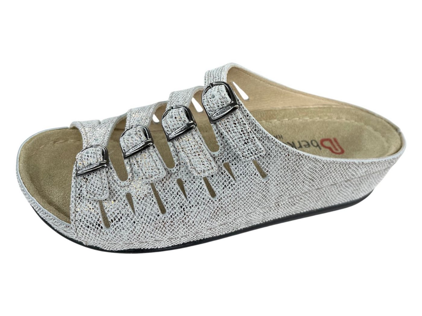 Berkemann Damen Pantolette HASSEL 00737-431 bronze/glitter Clog