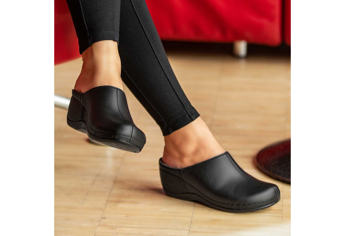 Berkemann Erwachsene Berkina Jada Clogs Leder Clog