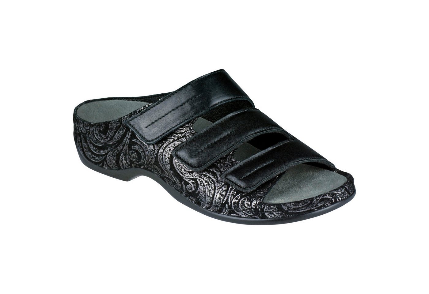 Berkemann Erwachsene Berkoflex Andrea Pantolette L Pantolette (schwarz)