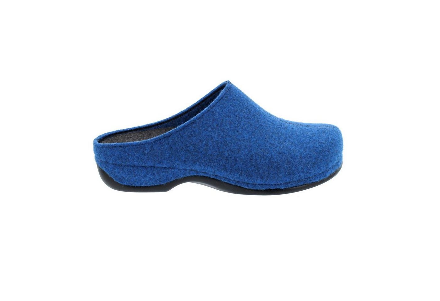 Berkemann Forina Hausschuh 01025-312, Filz, royalblau, Weite H, Wechse Pantoffel
