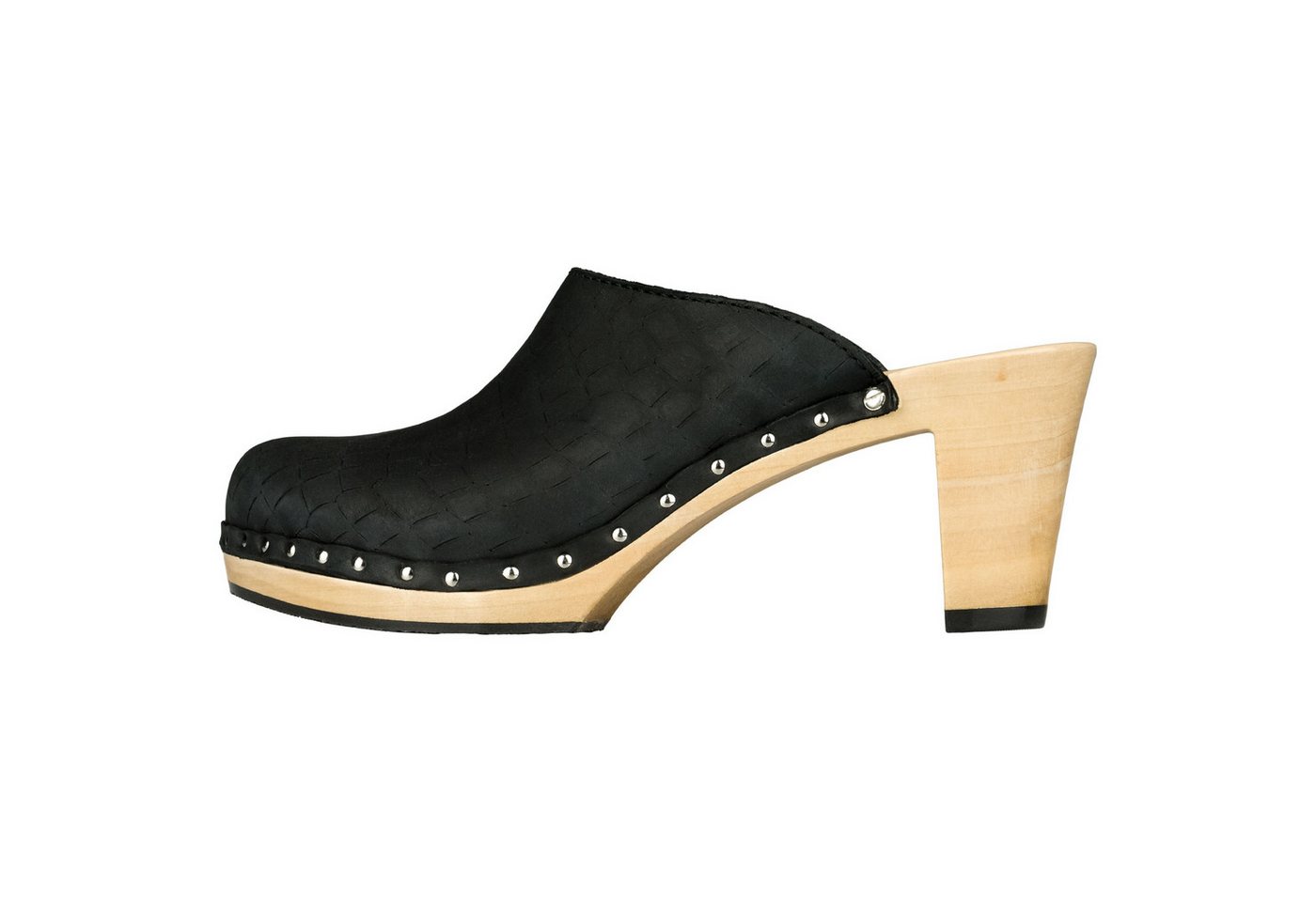 Berkemann Hamburg 1885 Erwachsene Holz Miley Clogs Leder Clog
