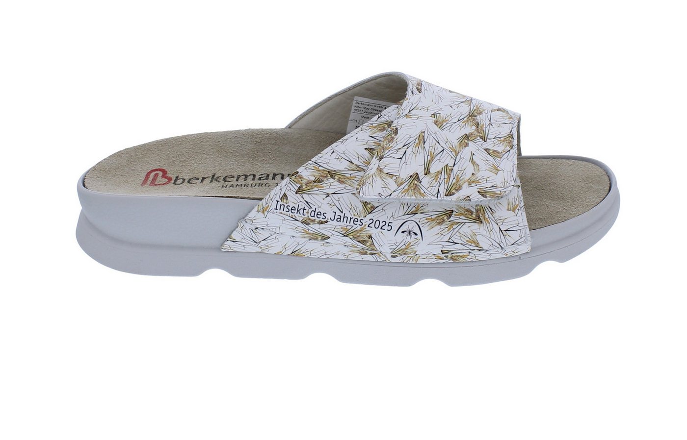 Berkemann Insekt des Jahres 2025 Pantolette 4507-004, Glattleder mit P Pantolette