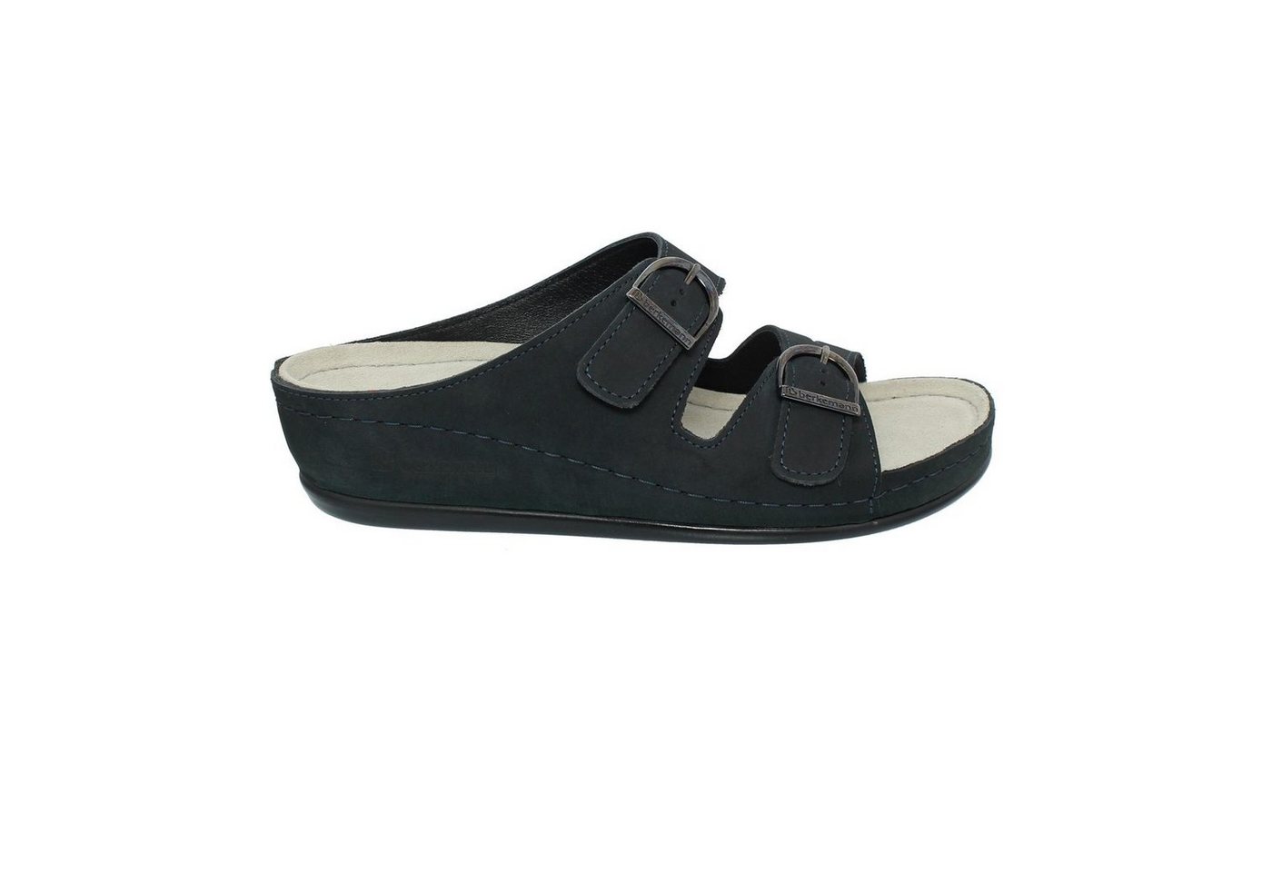 Berkemann LÜNEBURG Pantolette, Nubuk, dunkelblau, Weite E-H 00742-320 Pantolette