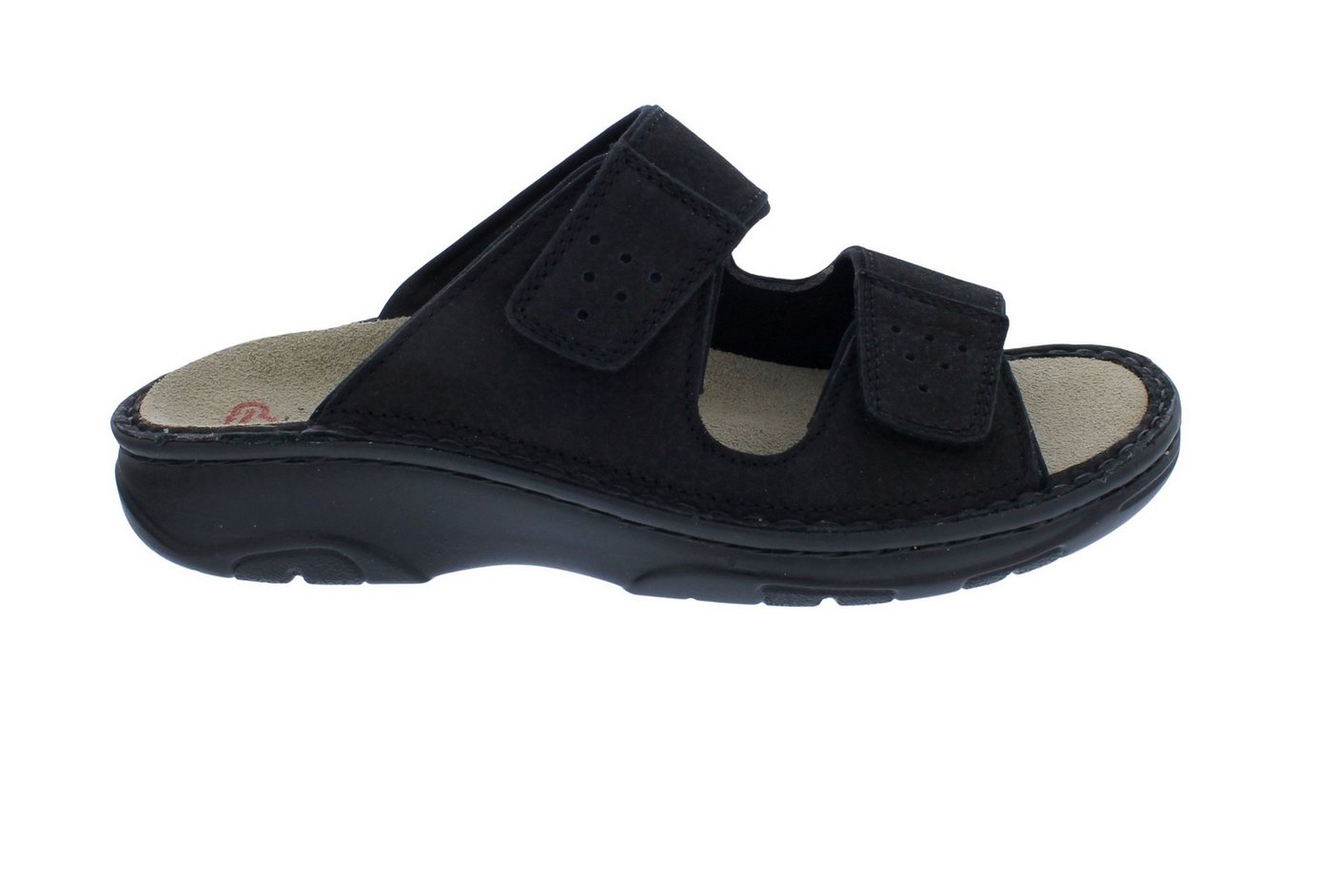 Berkemann Pantolette Tobias mit Fußbett zum Wechseln 5801-910, Schwarz Pantolette