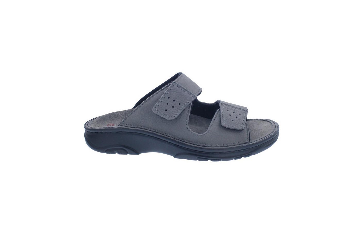 Berkemann Tobias, Wechselfußbett, grau, Nubuk, Weite G-J 5801-980 Pantolette
