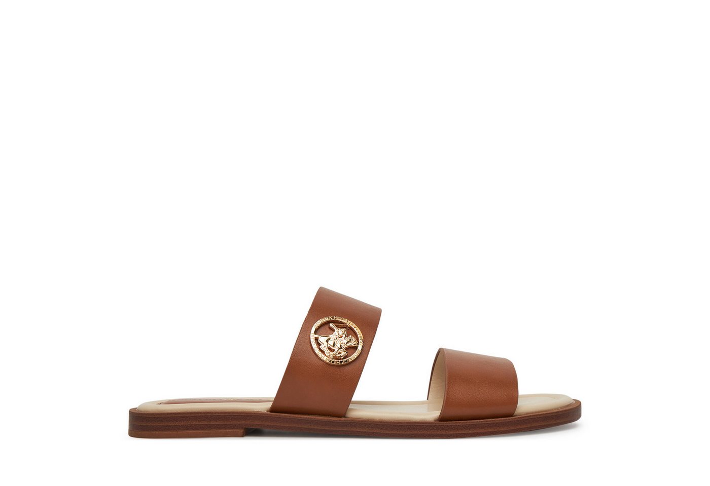 Beverly Hills Polo Club Damen-Flip-Flops, braun Badepantolette (braun)