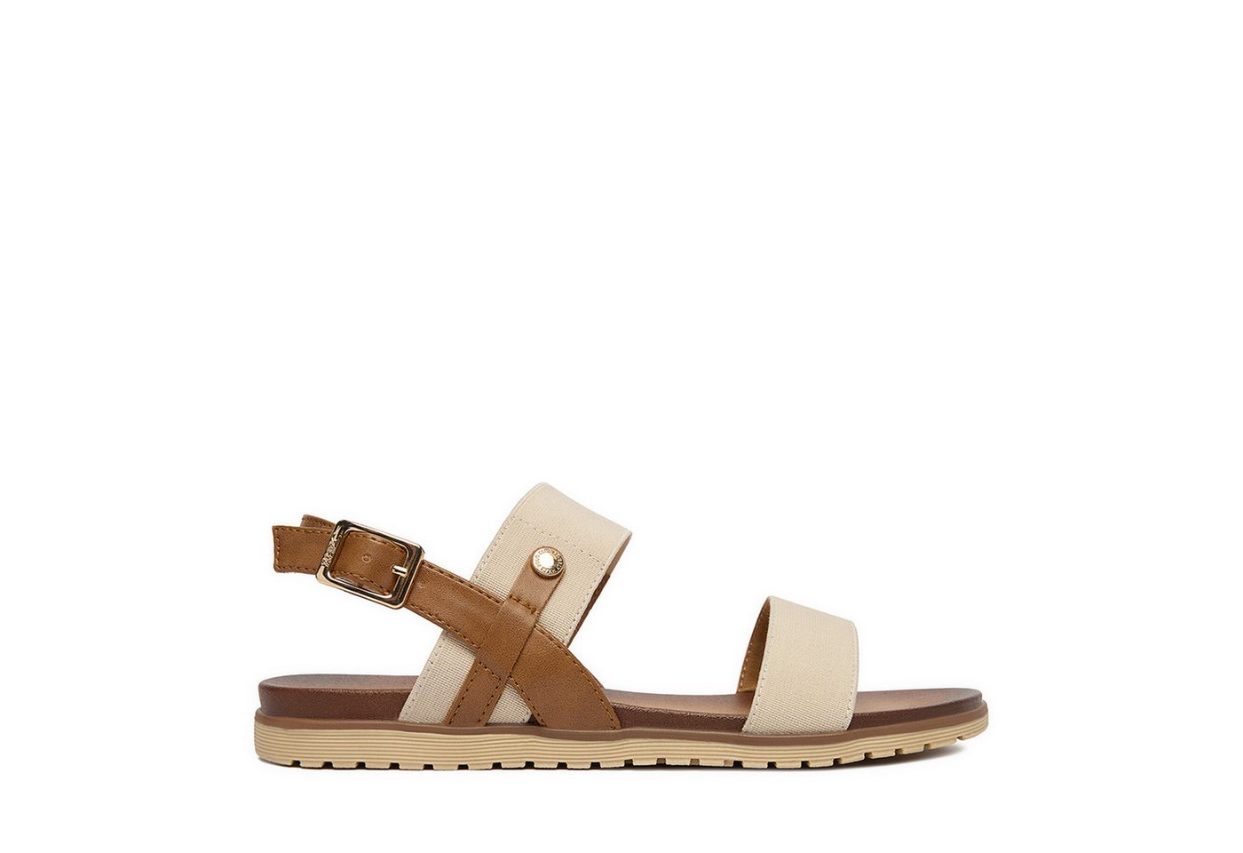 Beverly Hills Polo Club Damen-Sandalen Beige Sandale