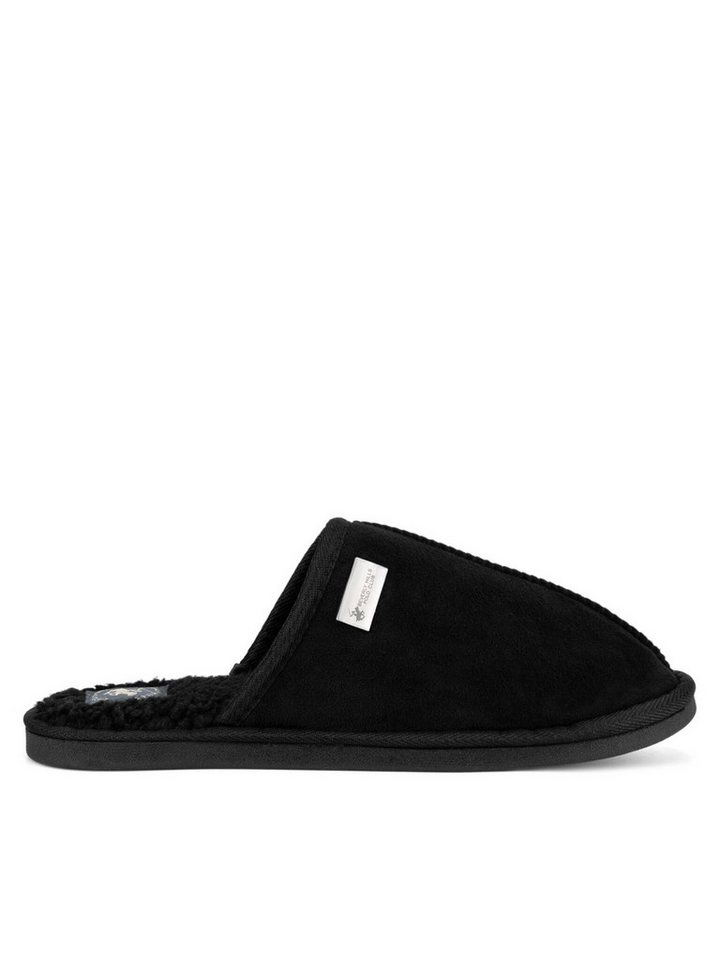 Beverly Hills Polo Club Herren-Hausschuhe Schwarze P4194528 Hausschuh