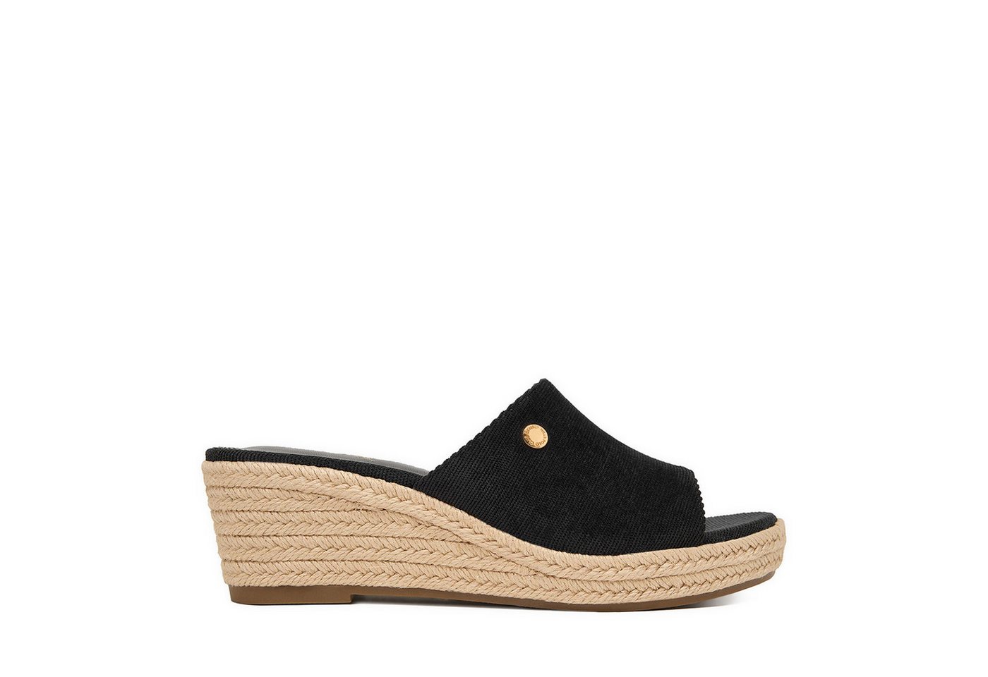 Beverly Hills Polo Club Schwarze Flip-Flops für Damen des Beverly Hills Polo Club Badepantolette (schwarz)
