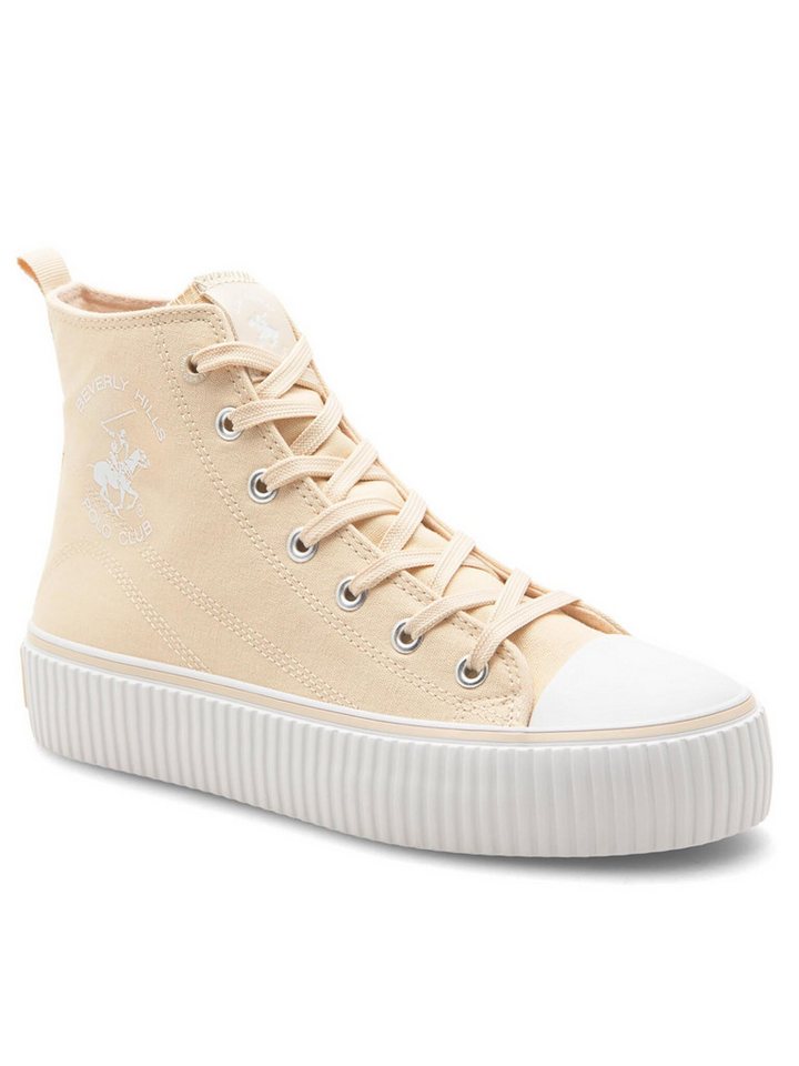 Beverly Hills Polo Club Sneakers aus Stoff BHPC026M Beige Sneaker