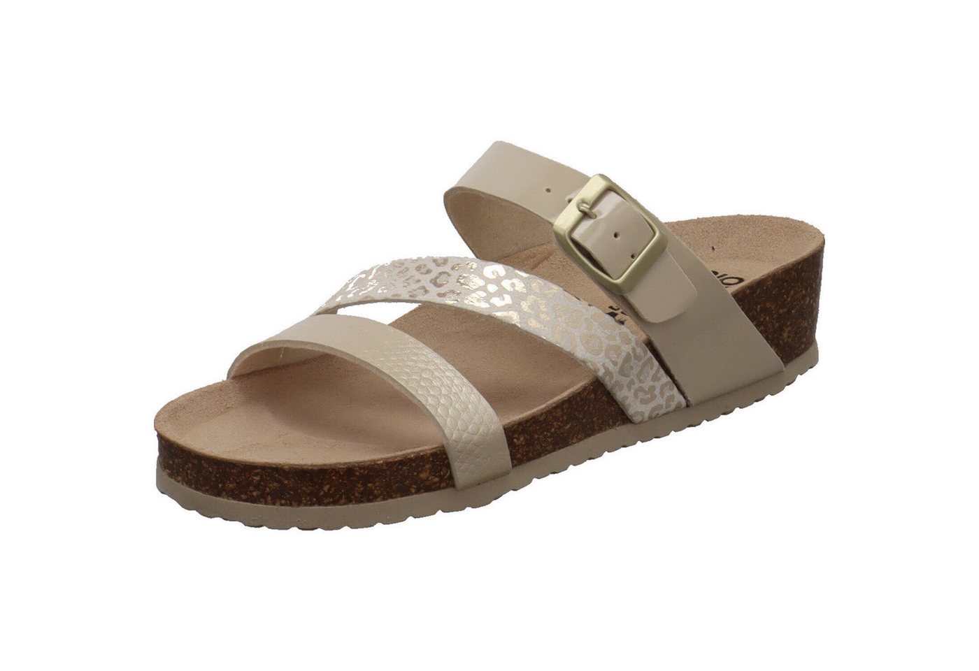 BIO Life Pantolette (beige/gold)
