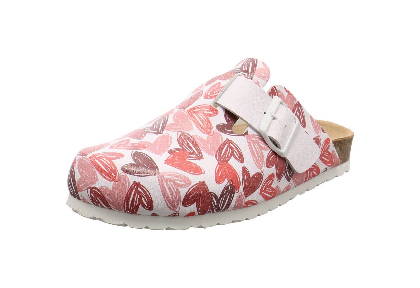 BIO Life Pantolette (rosa/weiß)