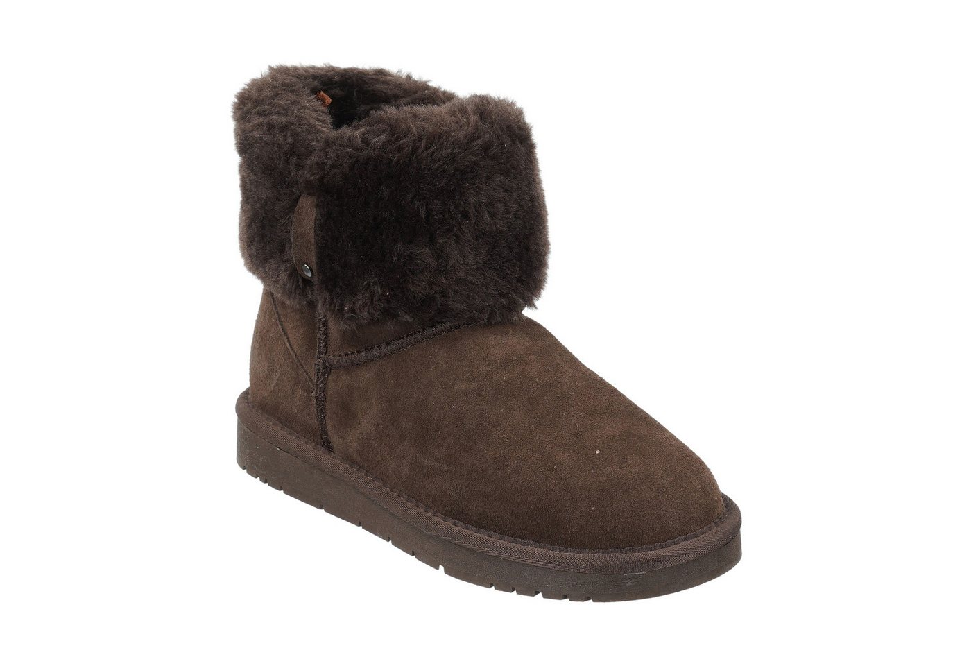 Biosoft Comfort & Easy Walk Biosoft Damen Winterboot Fluffy Bootleg, Damen Stiefel Winter Winterstiefel (chocolate)