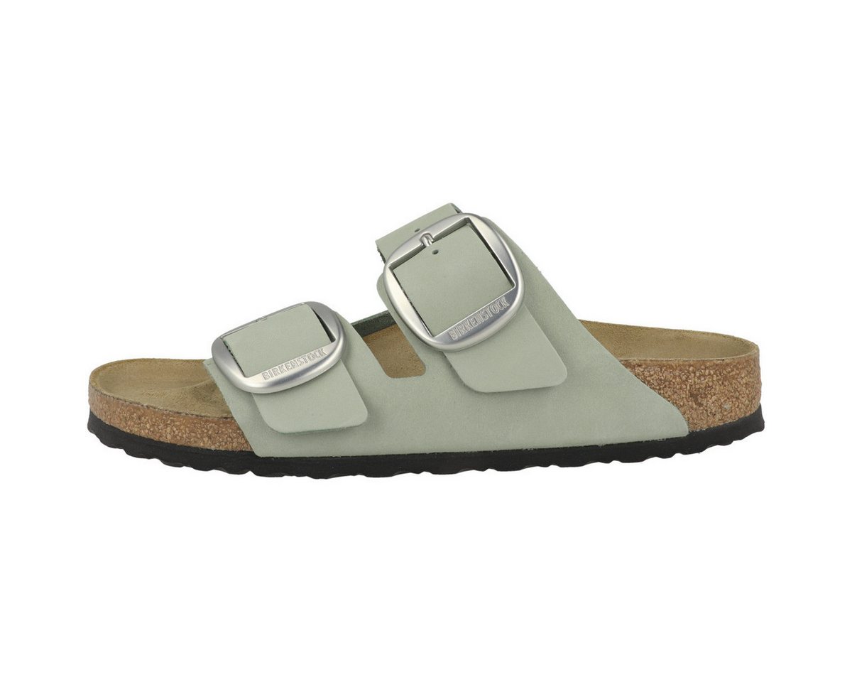 Birkenstock Arizona Big Buckle Nubukleder schmal Damen Sandale Sandaletten, Sommerschuhe, Badeschuhe, Riemchen, Schlappen