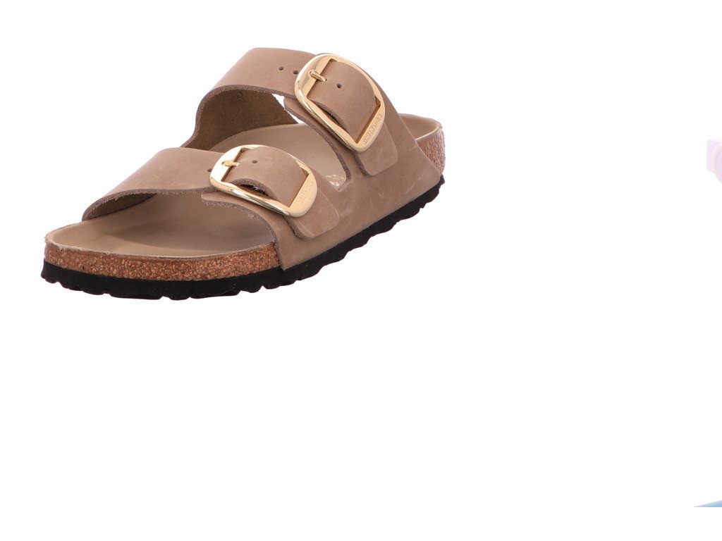 Birkenstock Arizona Big Buckle Pantolette (beige/braun)