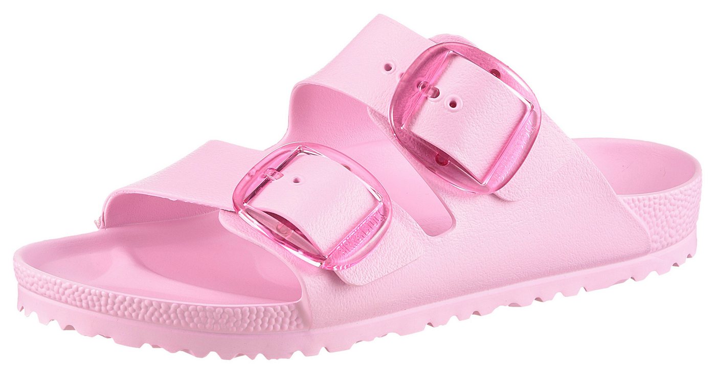Birkenstock ARIZONA BIG BUCKLE Pantolette Sommerschuh, Strandschuh, Hausschuh, Gartenschuh, schmale Schuhweite E (rosa)