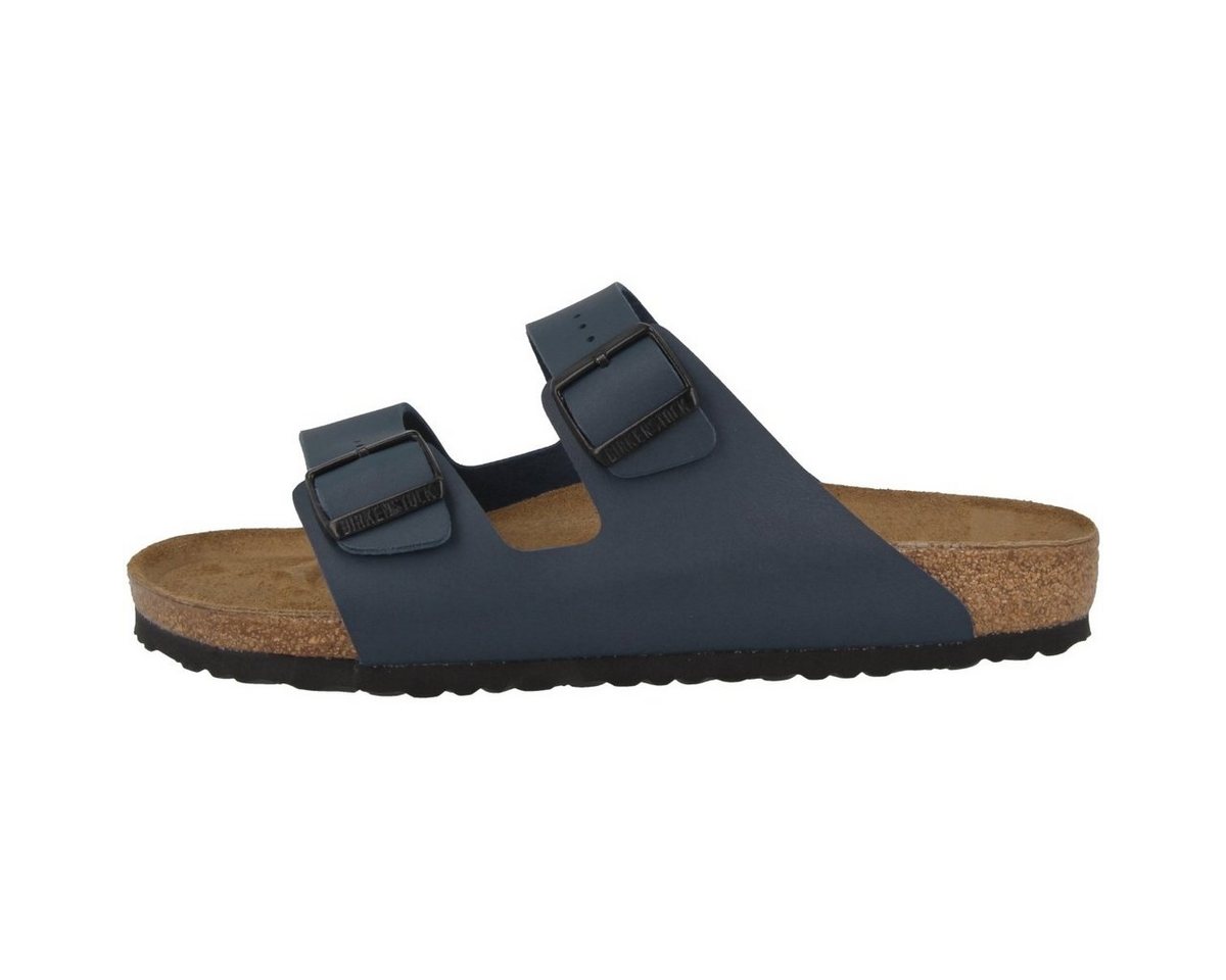 Birkenstock Arizona Birko-Flor normal Unisex Erwachsene Sandale Sandaletten, Sommerschuhe, Badeschuhe, Riemchen, Schlappen (blau)