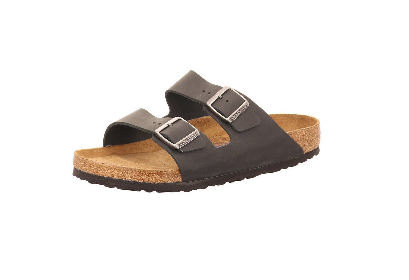 Birkenstock Arizona FL SFB Schwarz weit Pantolette